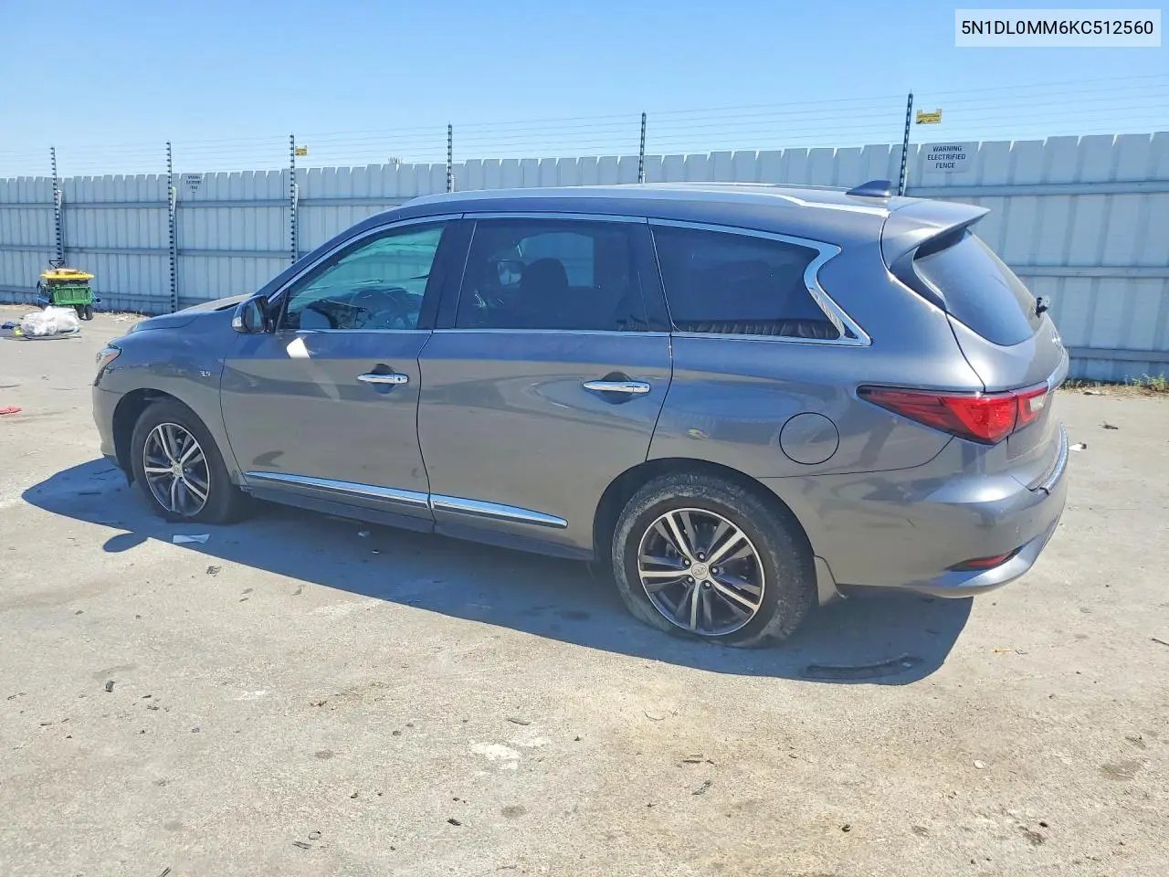 2019 Infiniti Qx60 Luxe VIN: 5N1DL0MM6KC512560 Lot: 57769526