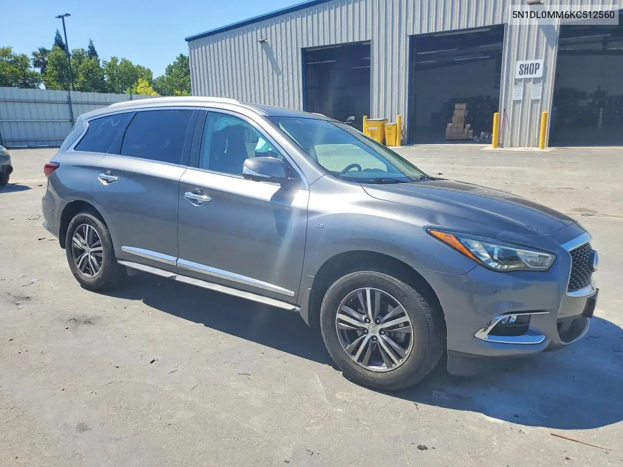 2019 Infiniti Qx60 Luxe VIN: 5N1DL0MM6KC512560 Lot: 57769526