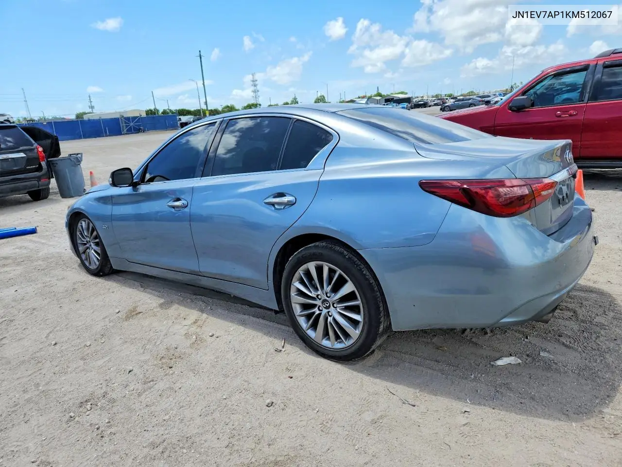 2019 Infiniti Q50 3.0T Luxe VIN: JN1EV7AP1KM512067 Lot: 57944516