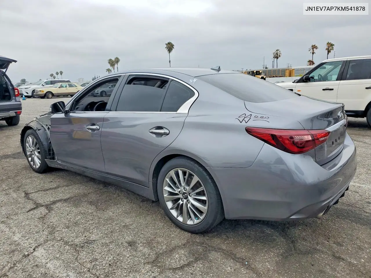 2019 Infiniti Q50 3.0T Luxe VIN: JN1EV7AP7KM541878 Lot: 57946636