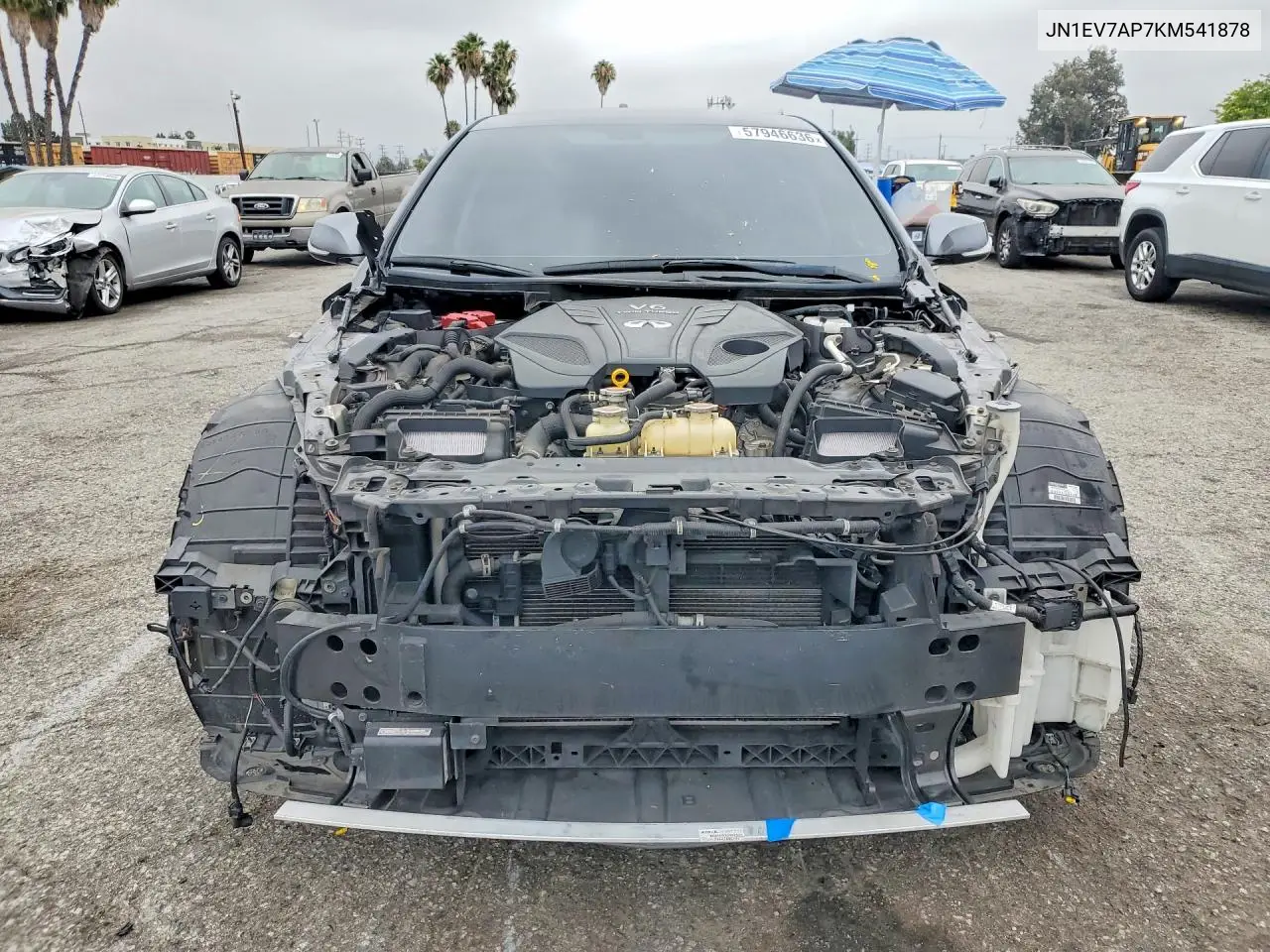 2019 Infiniti Q50 3.0T Luxe VIN: JN1EV7AP7KM541878 Lot: 57946636