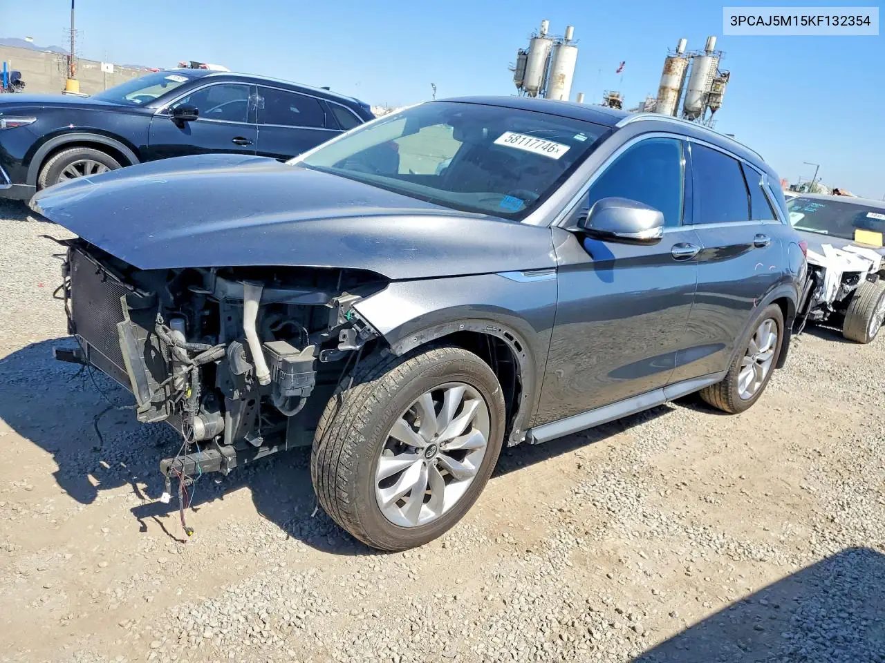 2019 Infiniti Qx50 Luxe VIN: 3PCAJ5M15KF132354 Lot: 58117746