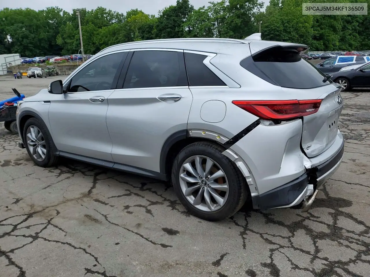 2019 Infiniti Qx50 Luxe VIN: 3PCAJ5M34KF136509 Lot: 58527916