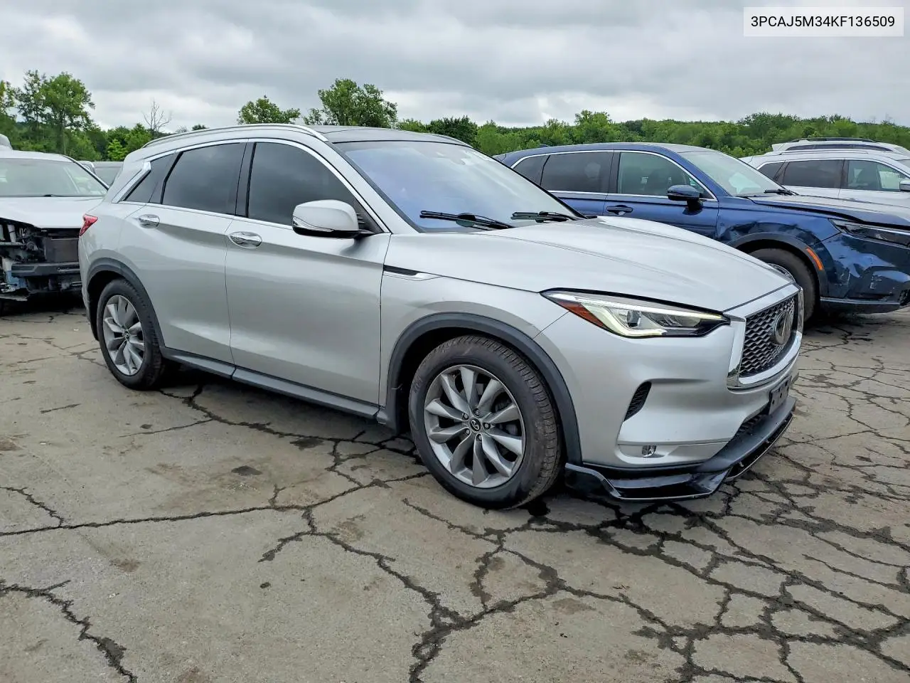 2019 Infiniti Qx50 Luxe VIN: 3PCAJ5M34KF136509 Lot: 58527916