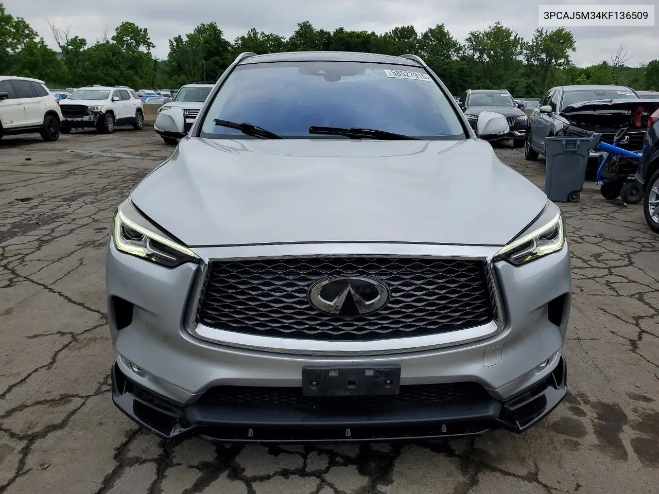 2019 Infiniti Qx50 Luxe VIN: 3PCAJ5M34KF136509 Lot: 58527916