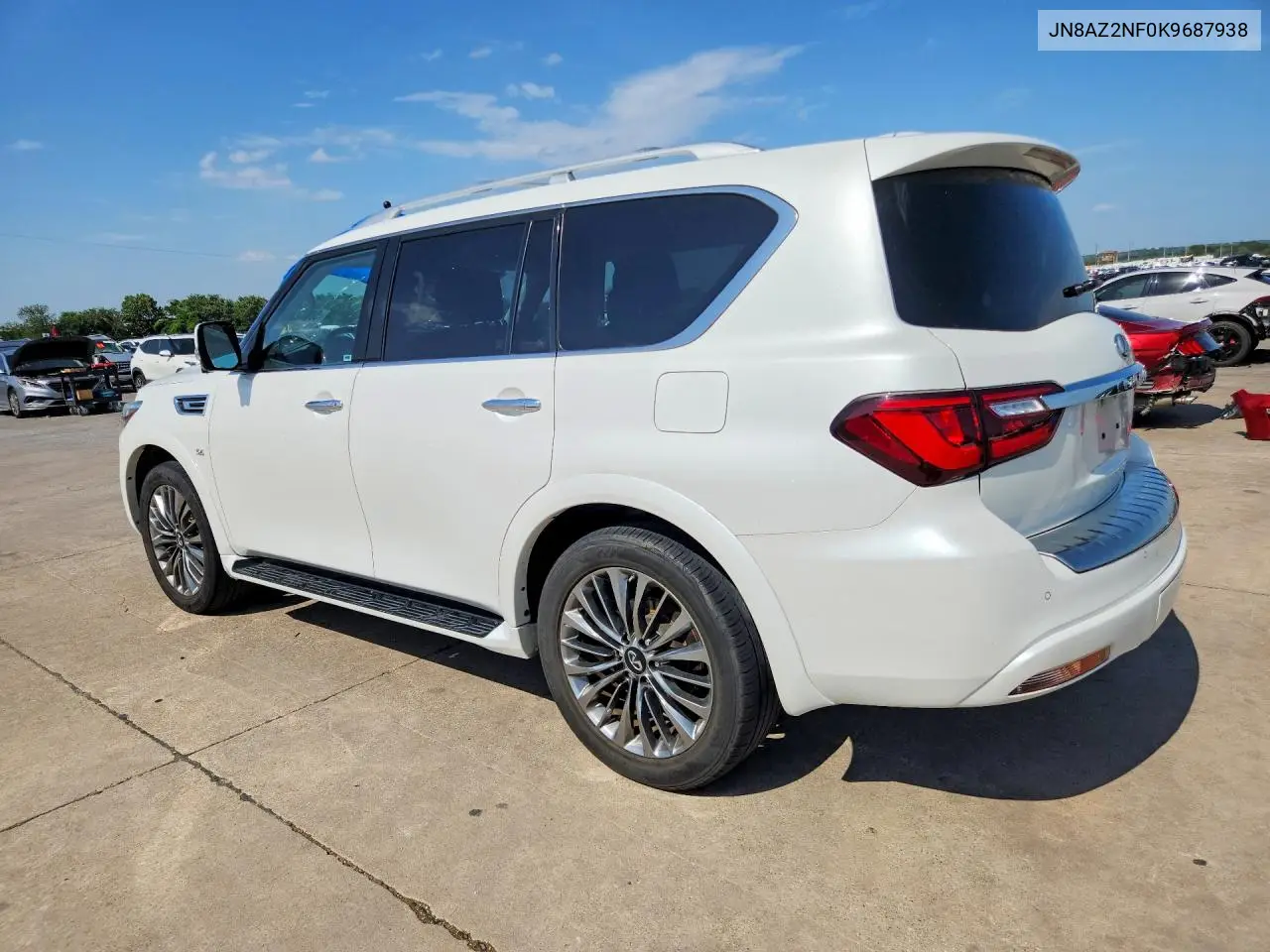 2019 Infiniti Qx80 Luxe VIN: JN8AZ2NF0K9687938 Lot: 58797996