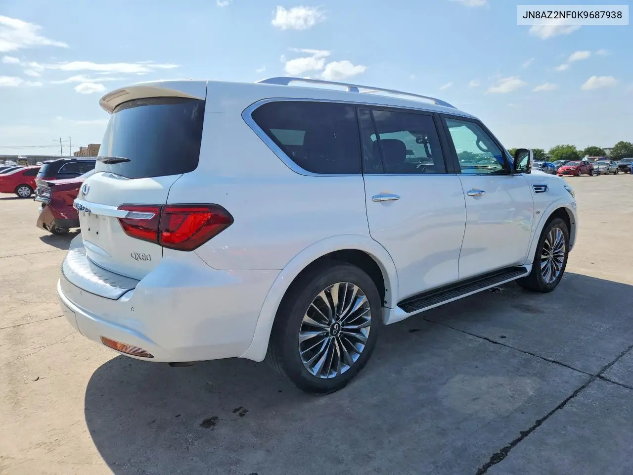 2019 Infiniti Qx80 Luxe VIN: JN8AZ2NF0K9687938 Lot: 58797996