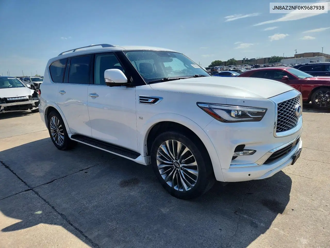 2019 Infiniti Qx80 Luxe VIN: JN8AZ2NF0K9687938 Lot: 58797996