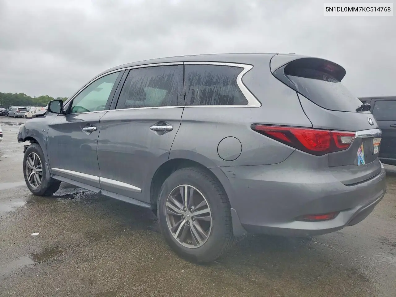 2019 Infiniti Qx60 Pure VIN: 5N1DL0MM7KC514768 Lot: 58873026