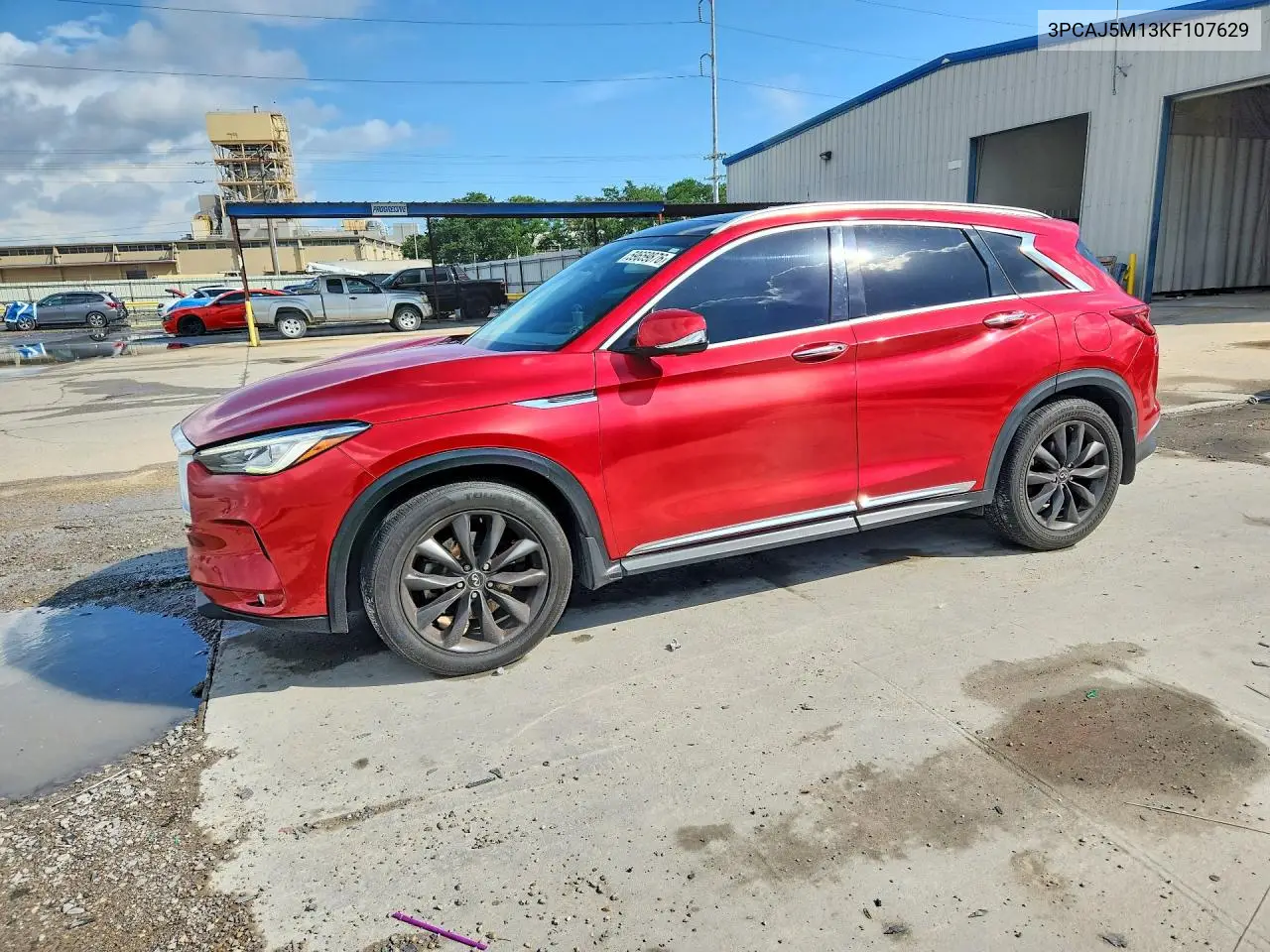 2019 Infiniti Qx50 Essential VIN: 3PCAJ5M13KF107629 Lot: 59659876