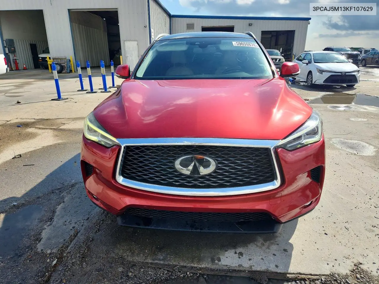 2019 Infiniti Qx50 Essential VIN: 3PCAJ5M13KF107629 Lot: 59659876