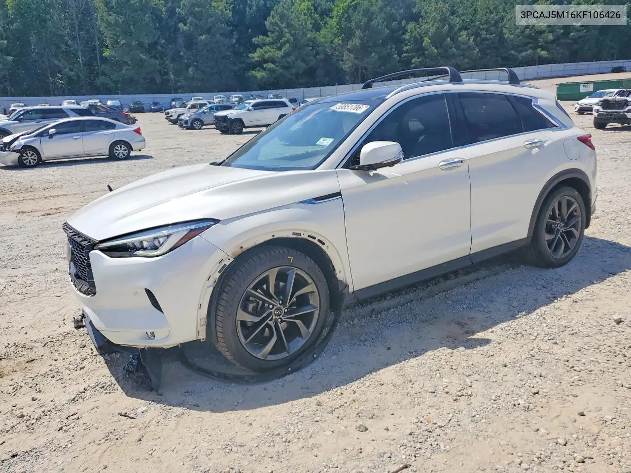 2019 Infiniti Qx50 Essential VIN: 3PCAJ5M16KF106426 Lot: 59851786