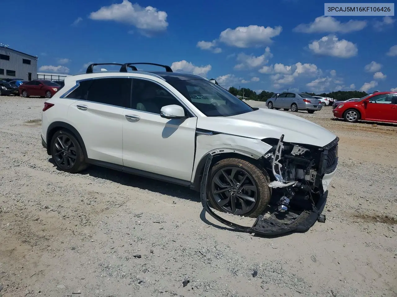 2019 Infiniti Qx50 Essential VIN: 3PCAJ5M16KF106426 Lot: 59851786