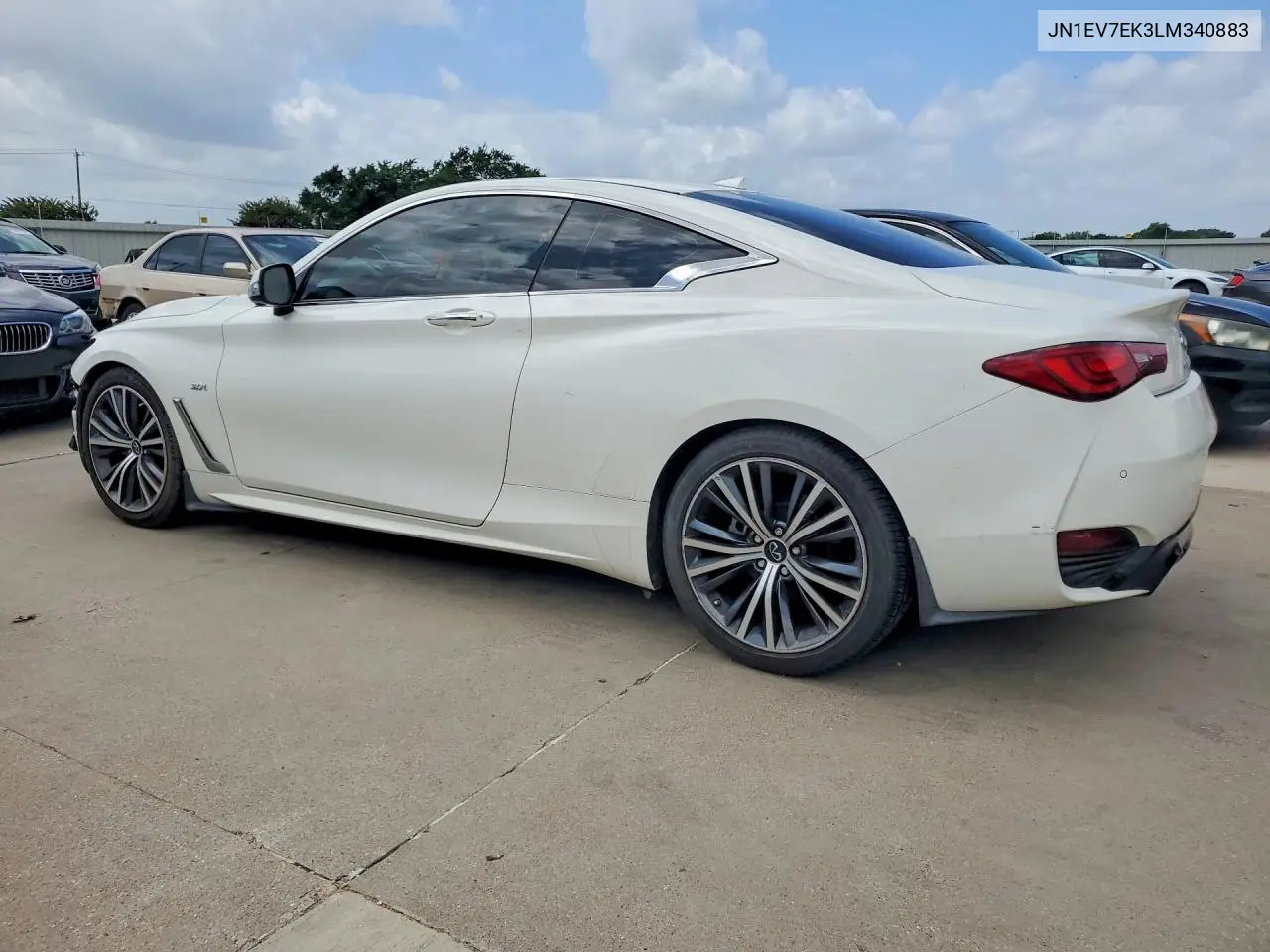 2020 Infiniti Q60 3.0T Luxe VIN: JN1EV7EK3LM340883 Lot: 56288846