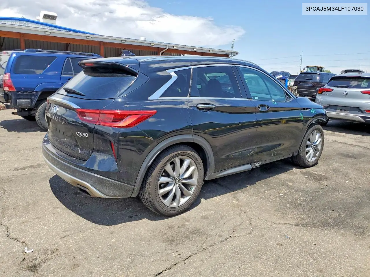 2020 Infiniti Qx50 Luxe VIN: 3PCAJ5M34LF107030 Lot: 56673396