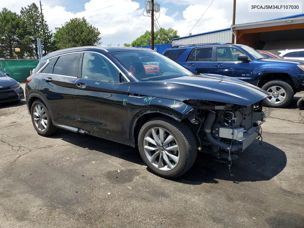 2020 Infiniti Qx50 Luxe VIN: 3PCAJ5M34LF107030 Lot: 56673396