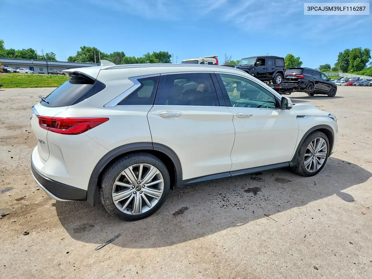 2020 Infiniti Qx50 Sensory VIN: 3PCAJ5M39LF116287 Lot: 56691276