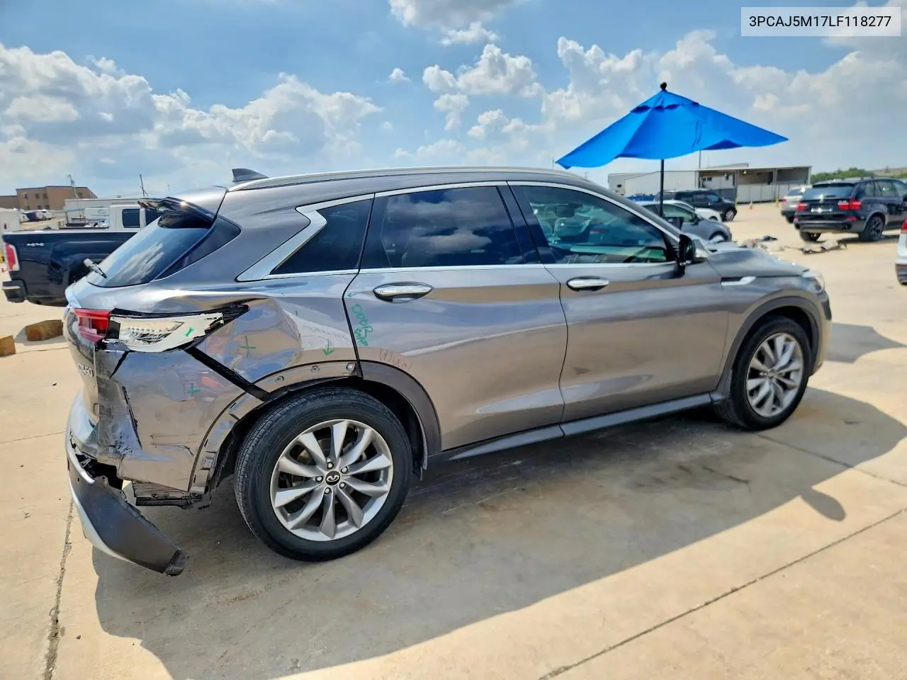 2020 Infiniti Qx50 Luxe VIN: 3PCAJ5M17LF118277 Lot: 56807506