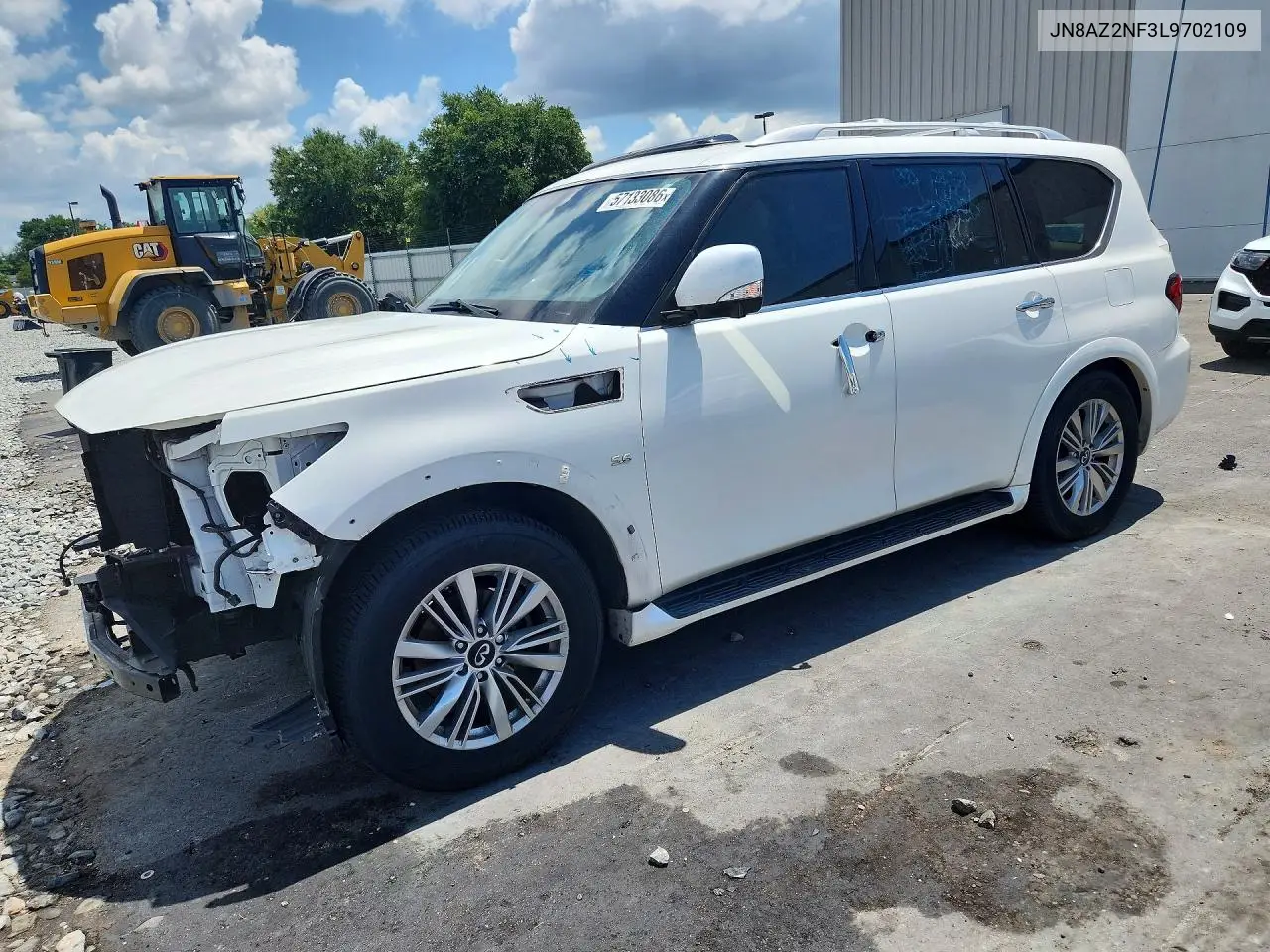 2020 Infiniti Qx80 Luxe VIN: JN8AZ2NF3L9702109 Lot: 57133086