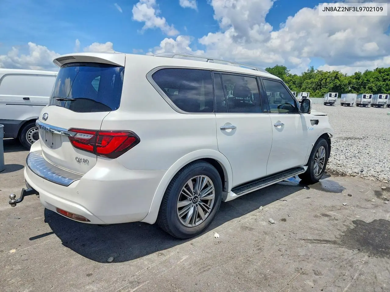 2020 Infiniti Qx80 Luxe VIN: JN8AZ2NF3L9702109 Lot: 57133086