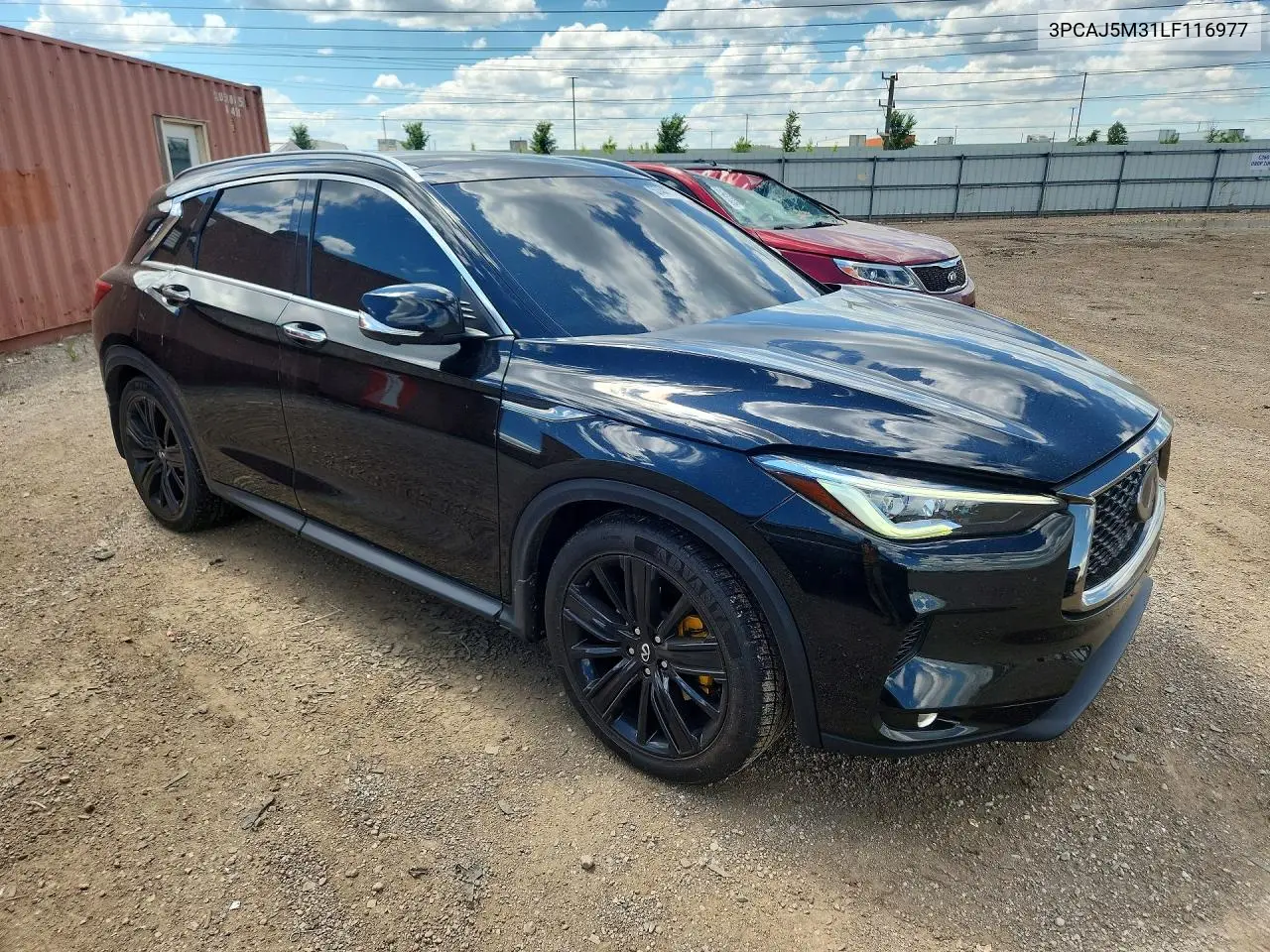 2020 Infiniti Qx50 Pure VIN: 3PCAJ5M31LF116977 Lot: 57447516