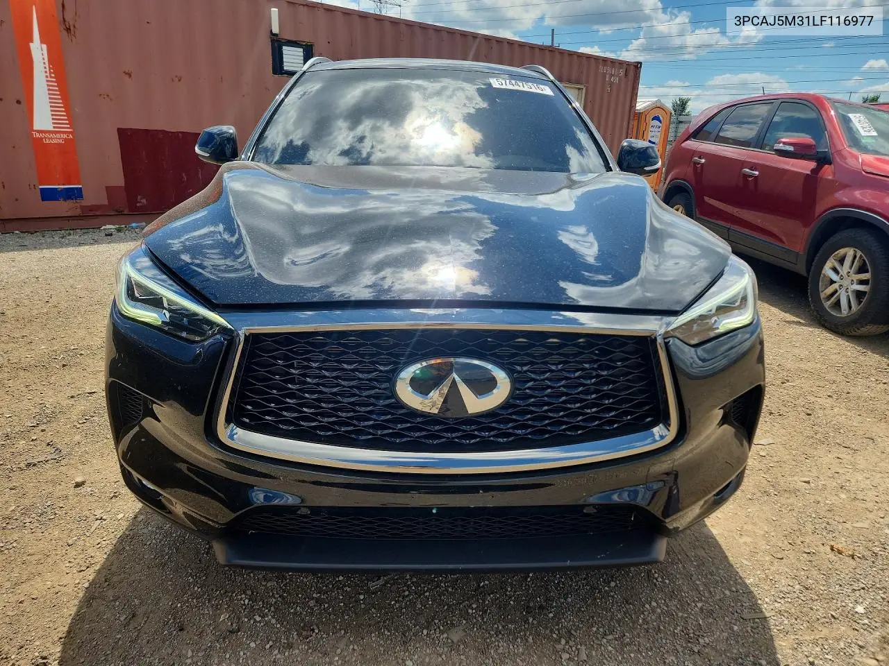 2020 Infiniti Qx50 Pure VIN: 3PCAJ5M31LF116977 Lot: 57447516