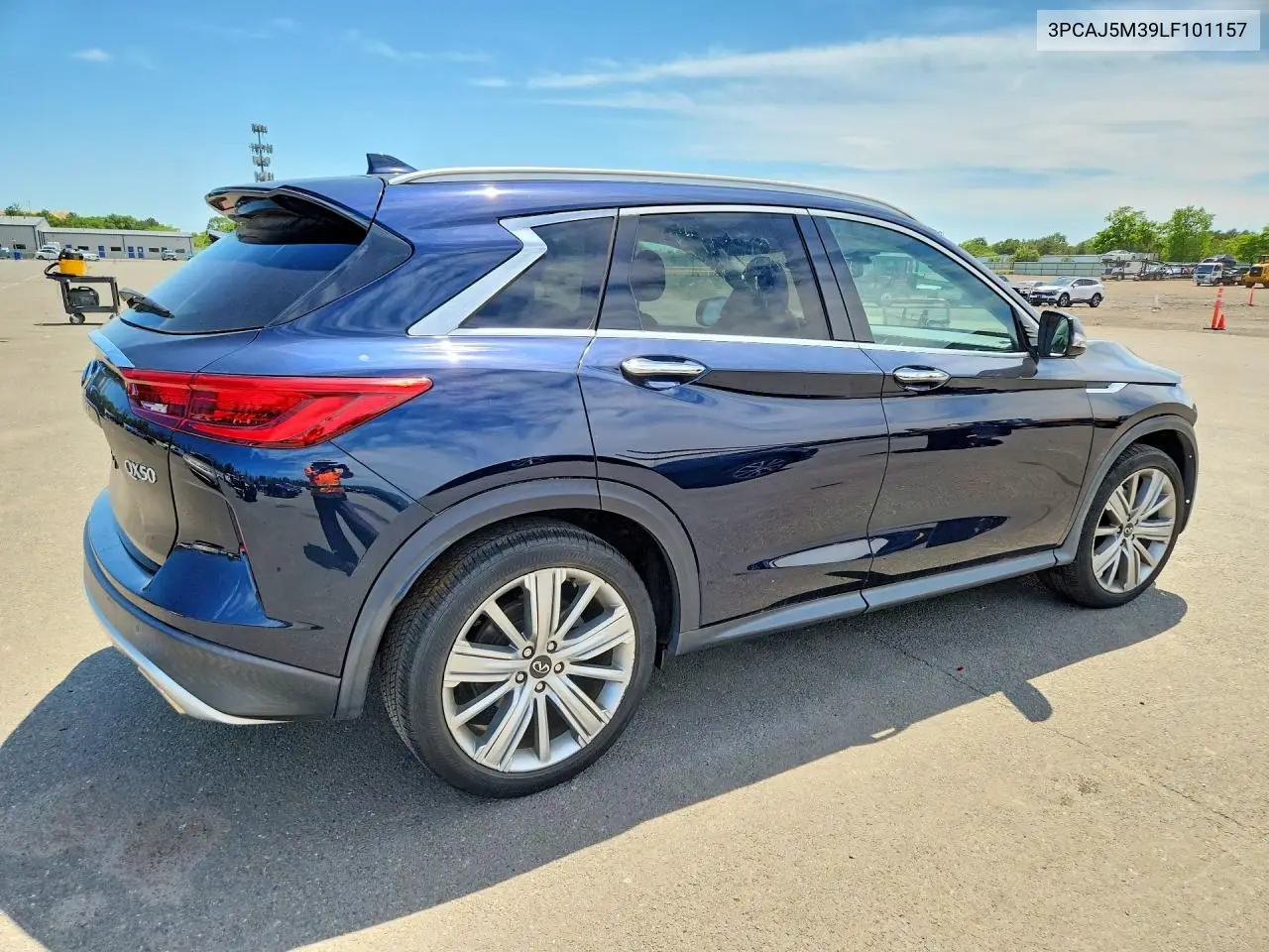 2020 Infiniti Qx50 Sensory VIN: 3PCAJ5M39LF101157 Lot: 57539016