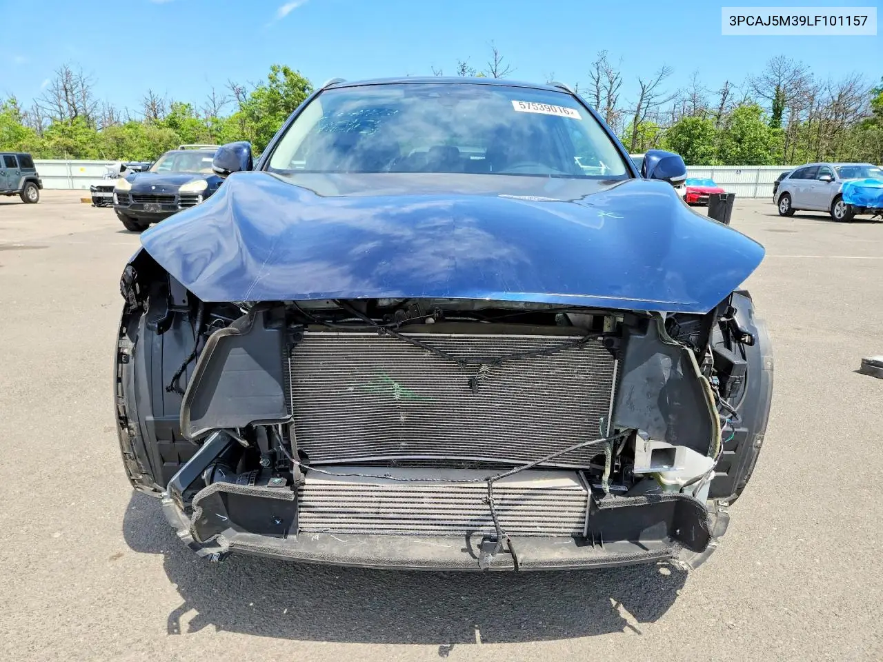 2020 Infiniti Qx50 Sensory VIN: 3PCAJ5M39LF101157 Lot: 57539016
