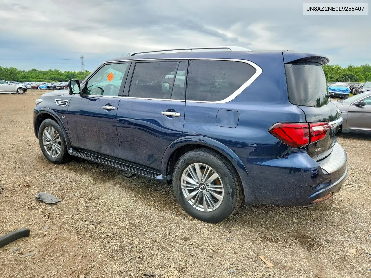 2020 Infiniti Qx80 Luxe VIN: JN8AZ2NE0L9255407 Lot: 57755576