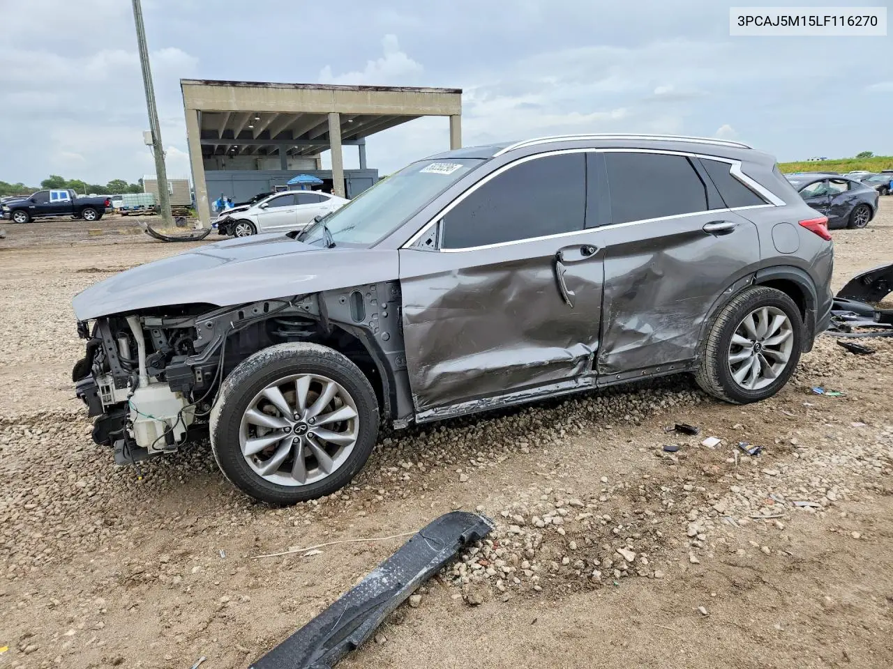 2020 Infiniti Qx50 Luxe VIN: 3PCAJ5M15LF116270 Lot: 58250296