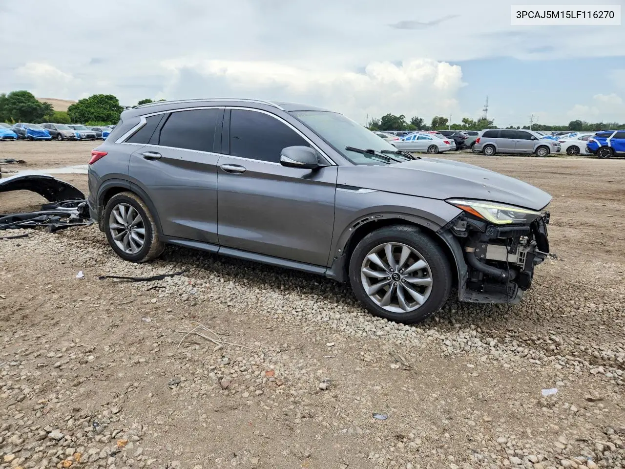 2020 Infiniti Qx50 Luxe VIN: 3PCAJ5M15LF116270 Lot: 58250296