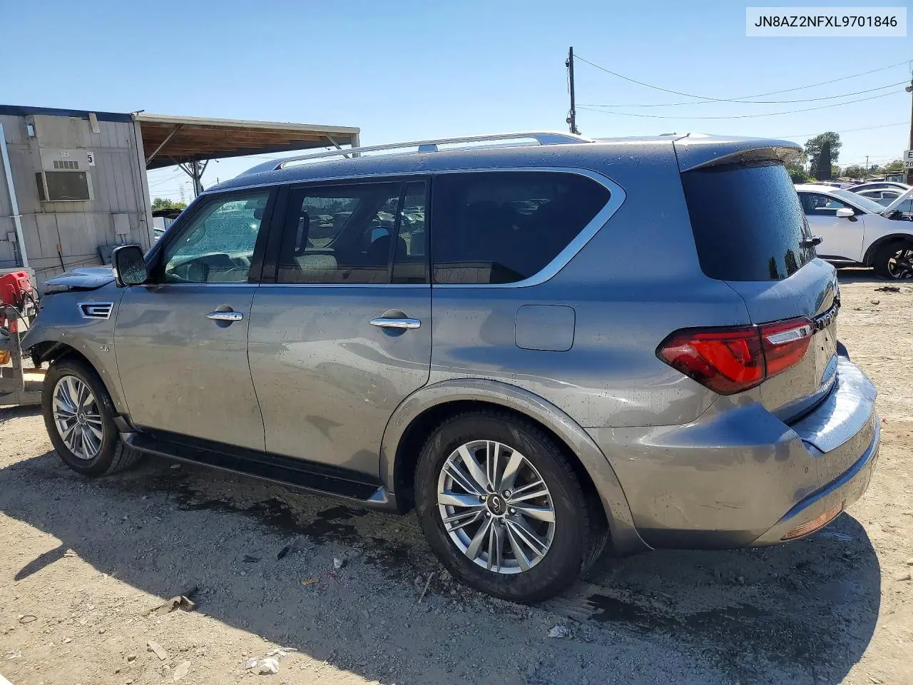 2020 Infiniti Qx80 Luxe VIN: JN8AZ2NFXL9701846 Lot: 58296416