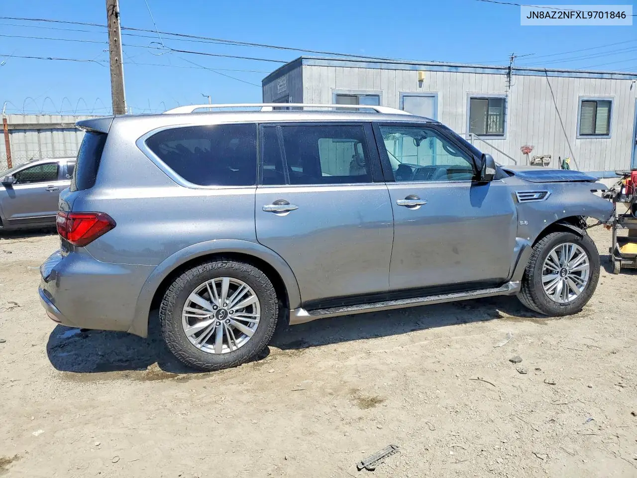 2020 Infiniti Qx80 Luxe VIN: JN8AZ2NFXL9701846 Lot: 58296416