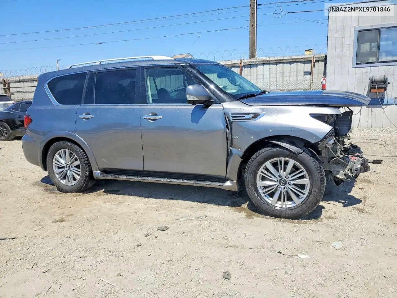 2020 Infiniti Qx80 Luxe VIN: JN8AZ2NFXL9701846 Lot: 58296416