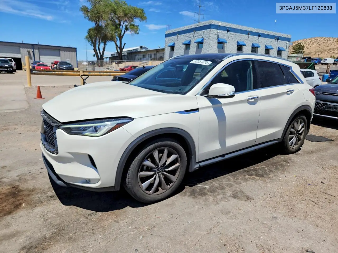 2020 Infiniti Qx50 Luxe VIN: 3PCAJ5M37LF120838 Lot: 58569676