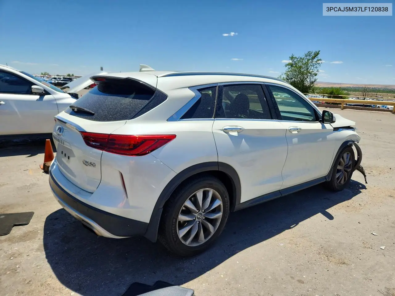 2020 Infiniti Qx50 Luxe VIN: 3PCAJ5M37LF120838 Lot: 58569676