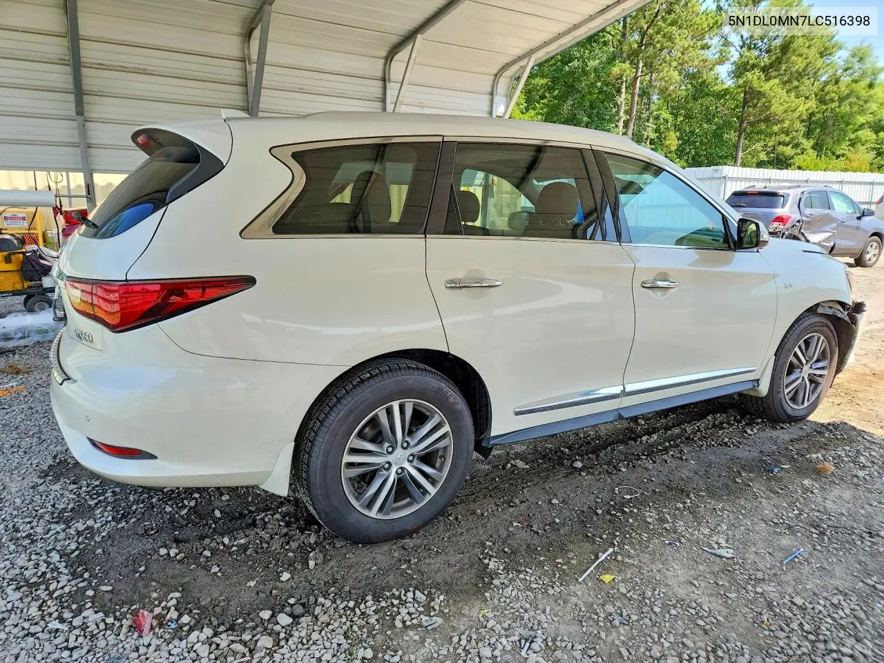 2020 Infiniti Qx60 Luxe VIN: 5N1DL0MN7LC516398 Lot: 59234526