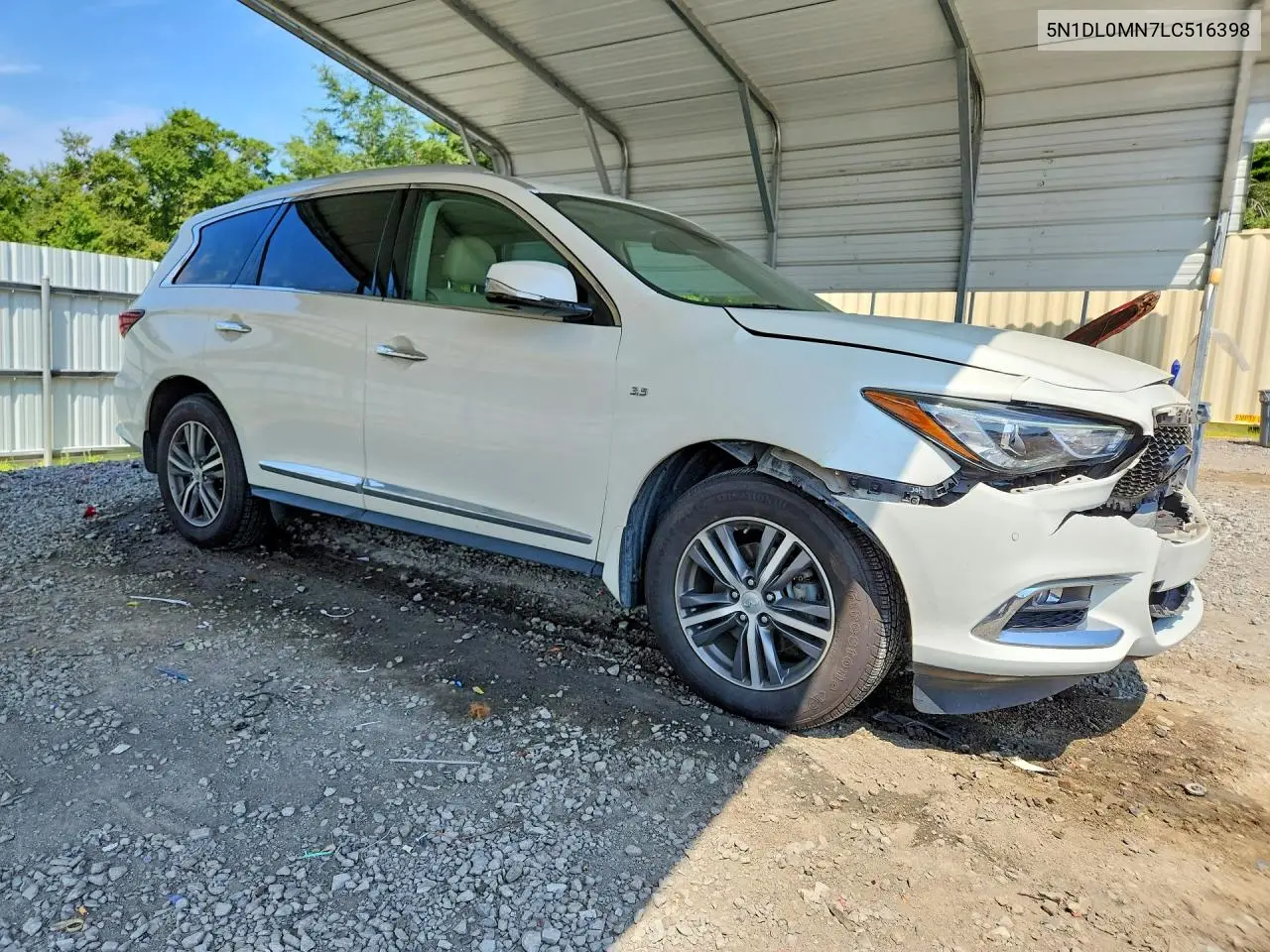2020 Infiniti Qx60 Luxe VIN: 5N1DL0MN7LC516398 Lot: 59234526