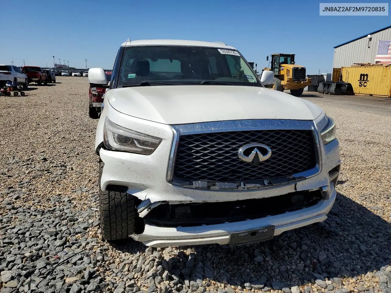 2021 Infiniti Qx80 Luxe VIN: JN8AZ2AF2M9720835 Lot: 55509726