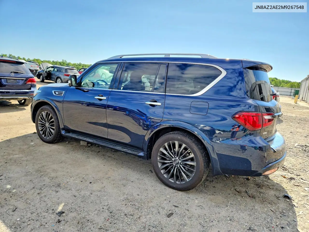 2021 Infiniti Qx80 Premium Select VIN: JN8AZ2AE2M9267548 Lot: 55526856