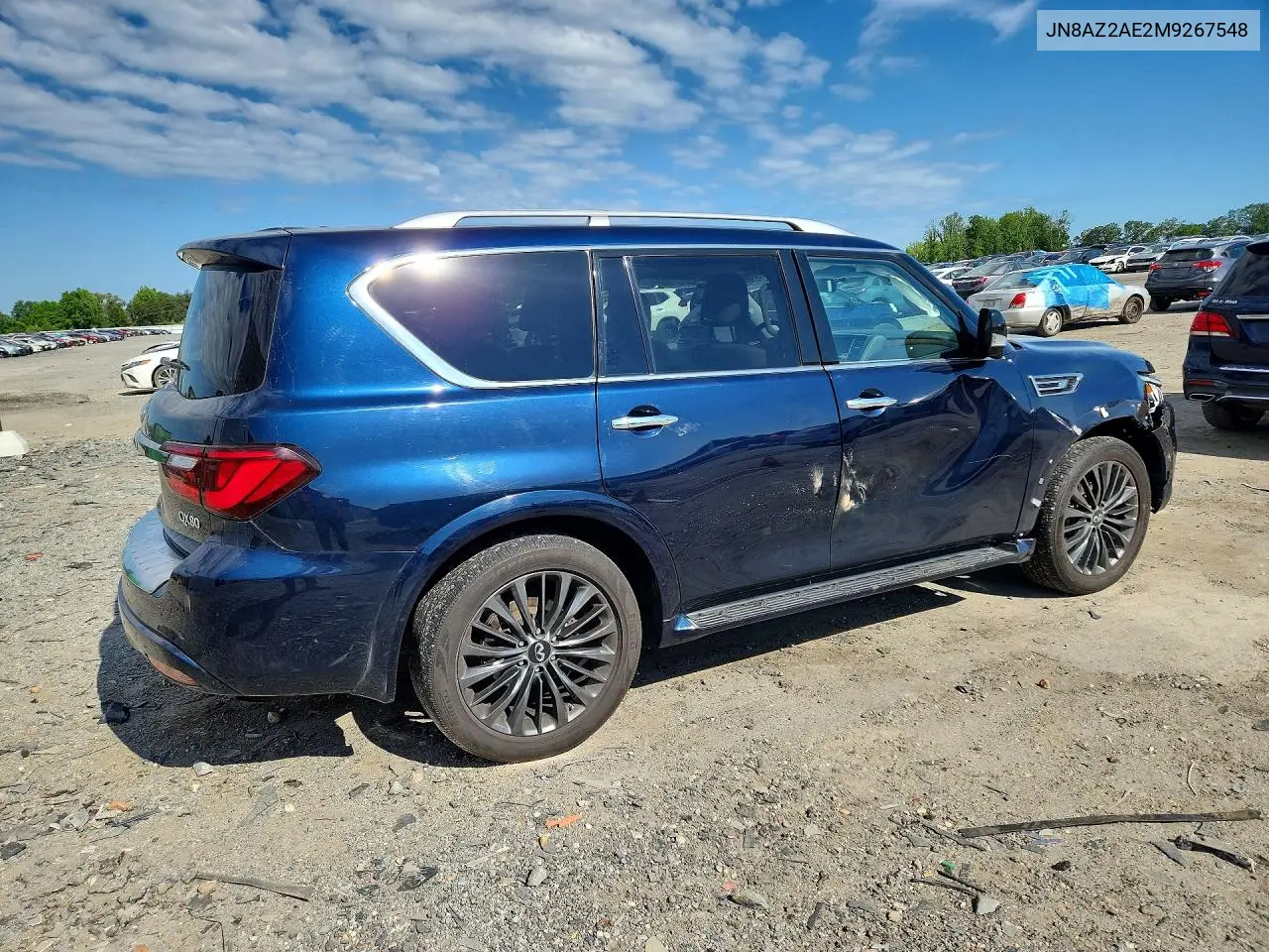 2021 Infiniti Qx80 Premium Select VIN: JN8AZ2AE2M9267548 Lot: 55526856
