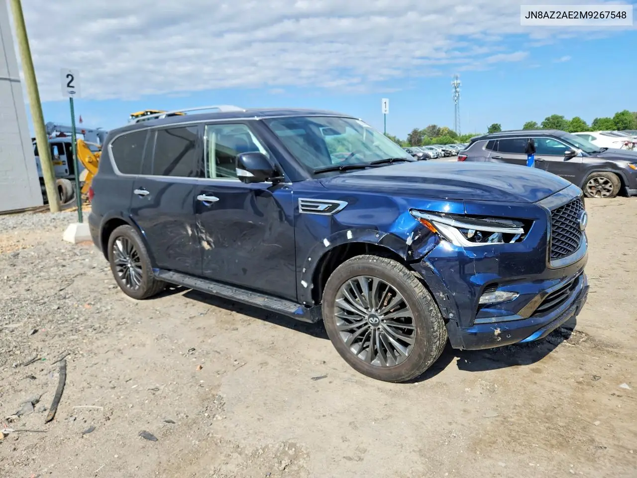 2021 Infiniti Qx80 Premium Select VIN: JN8AZ2AE2M9267548 Lot: 55526856