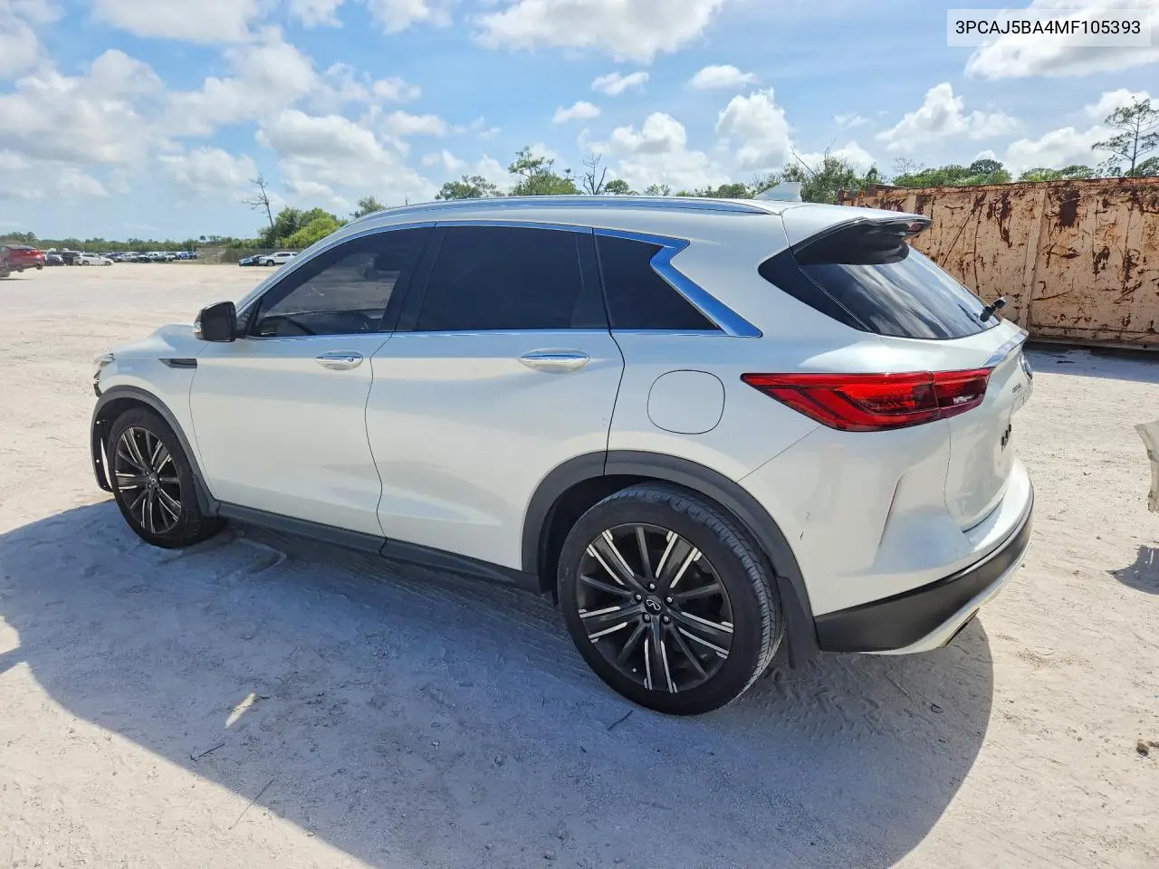 2021 Infiniti Qx50 Luxe VIN: 3PCAJ5BA4MF105393 Lot: 56474206