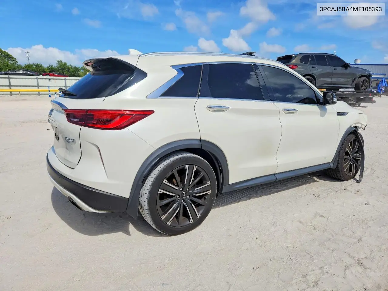 2021 Infiniti Qx50 Luxe VIN: 3PCAJ5BA4MF105393 Lot: 56474206