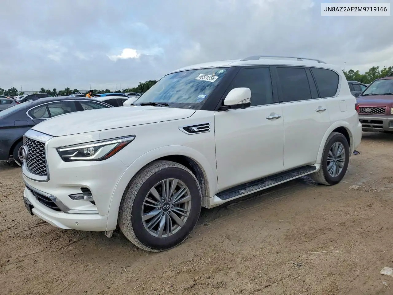 2021 Infiniti Qx80 Luxe VIN: JN8AZ2AF2M9719166 Lot: 56501556