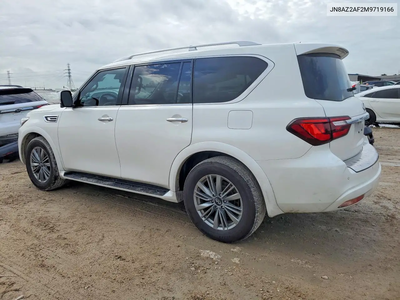 2021 Infiniti Qx80 Luxe VIN: JN8AZ2AF2M9719166 Lot: 56501556