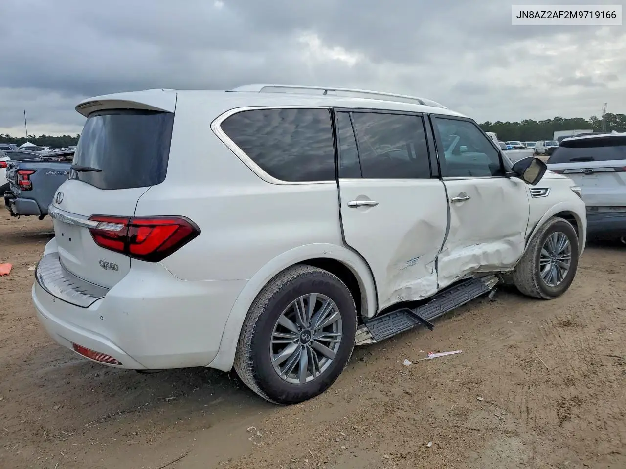 2021 Infiniti Qx80 Luxe VIN: JN8AZ2AF2M9719166 Lot: 56501556