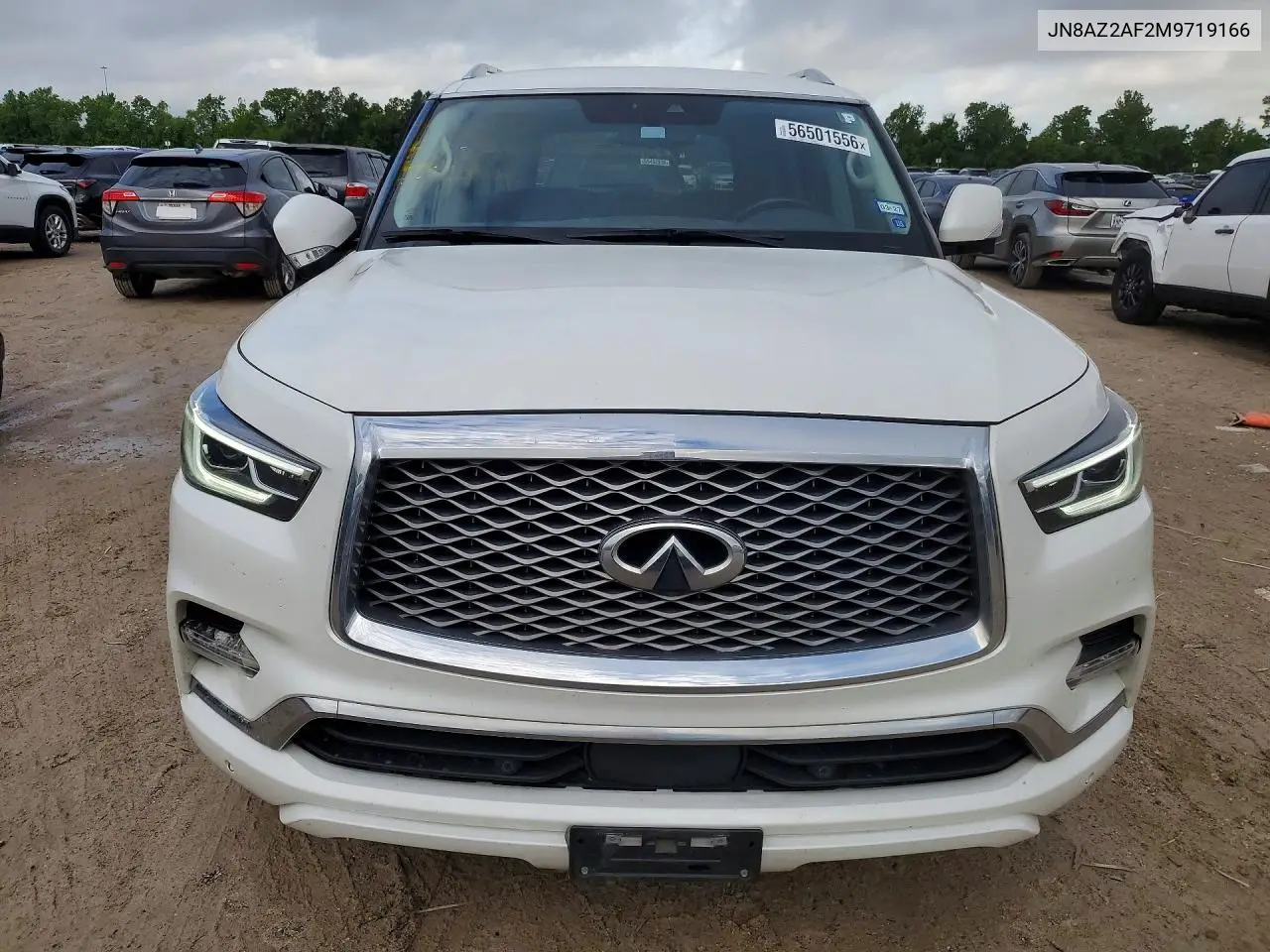 2021 Infiniti Qx80 Luxe VIN: JN8AZ2AF2M9719166 Lot: 56501556