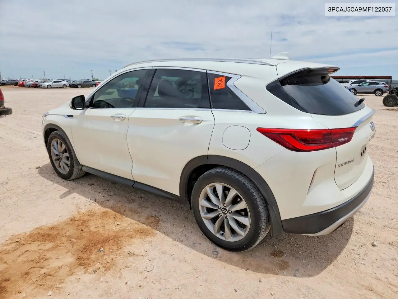 2021 Infiniti Qx50 Essential VIN: 3PCAJ5CA9MF122057 Lot: 56775456