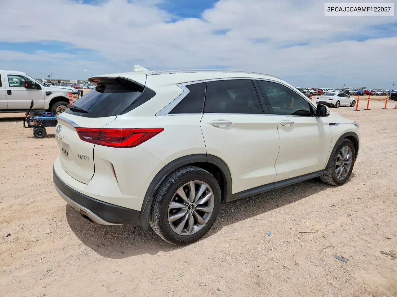 2021 Infiniti Qx50 Essential VIN: 3PCAJ5CA9MF122057 Lot: 56775456